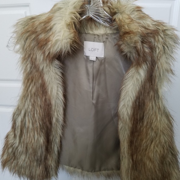 LOFT Jackets & Blazers - Loft Faux Fur Vest